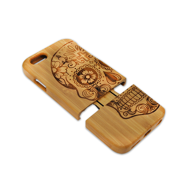Apply laser engraved wooden phone case to show personality and uniqueness